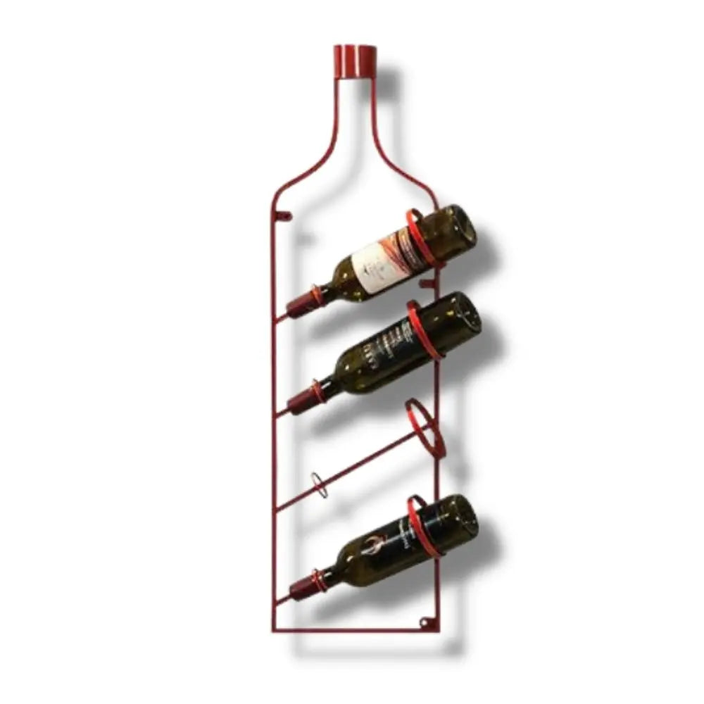 Étagère Murale Industrielle Originale Bouteille Déco Indus