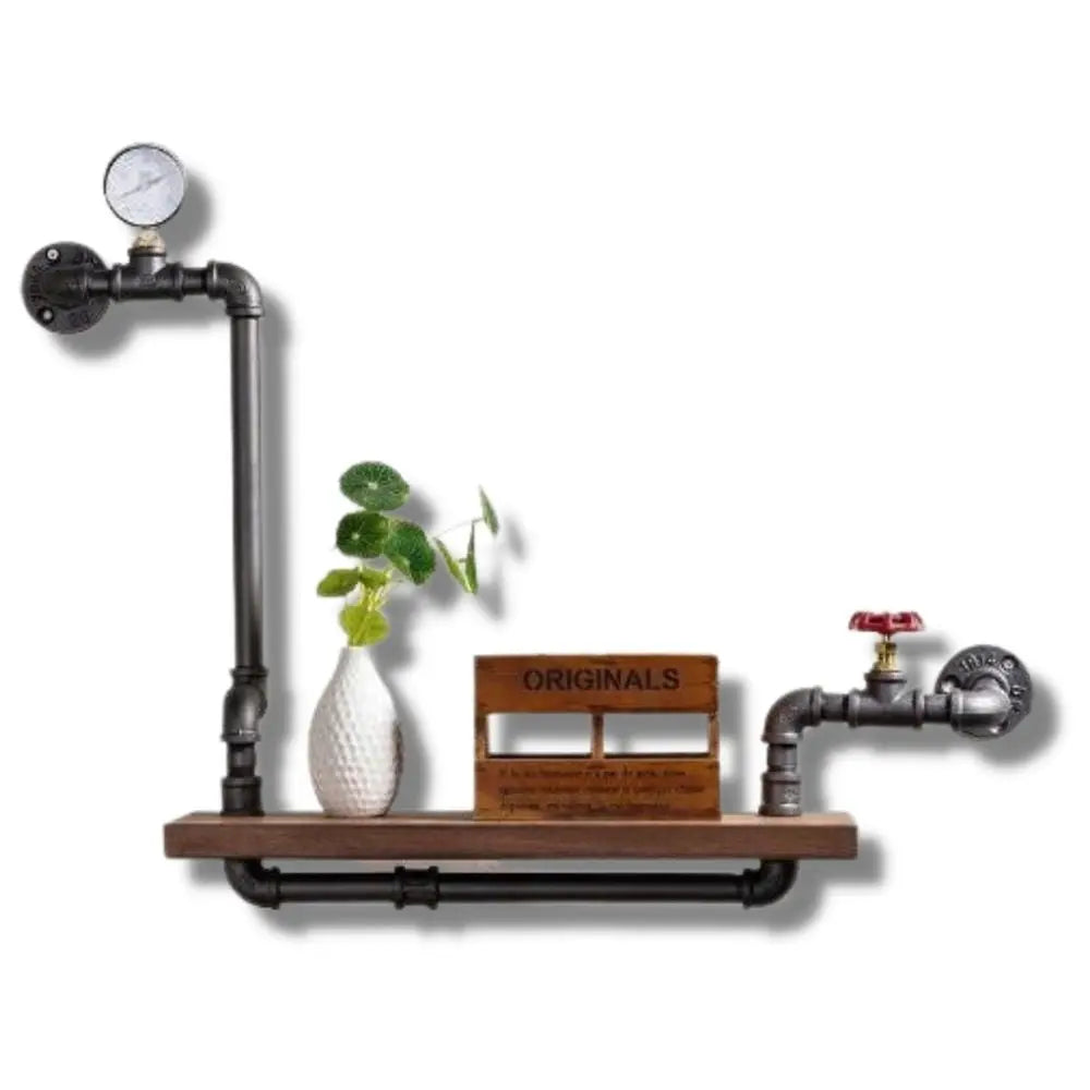 Étagère Industrielle Bois Et Acier Déco Indus