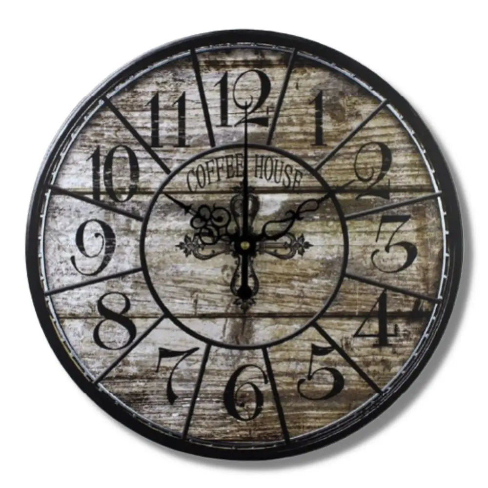 Horloge Industrielle Ancienne Déco Indus