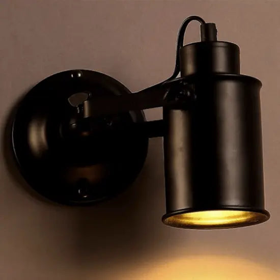 Spot Industriel Noir Déco Indus