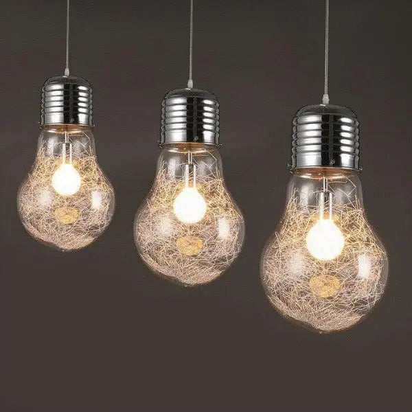 Suspension Ampoule Industrielle Déco Indus