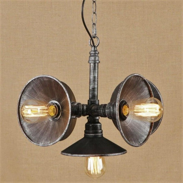 Suspension Industrielle 5 Lampes
