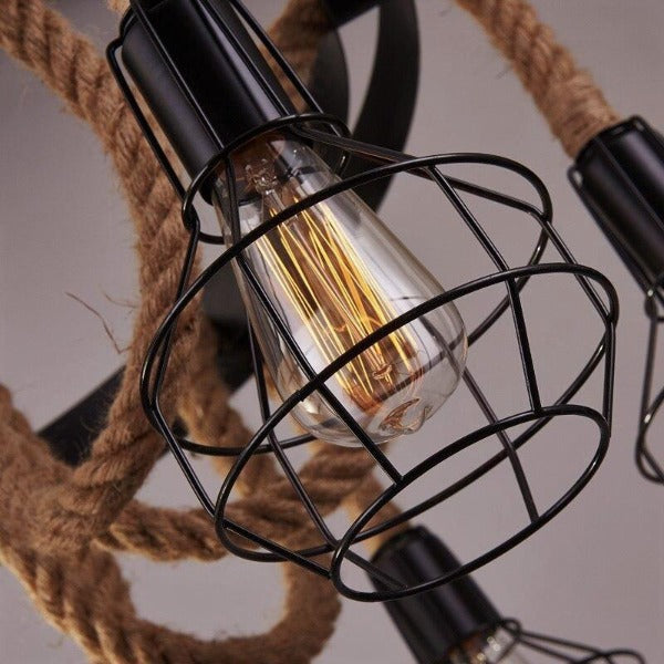 Suspension Industrielle 80cm Déco Indus