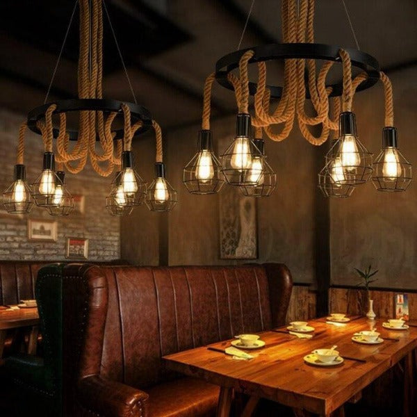 Suspension Industrielle 80cm Déco Indus