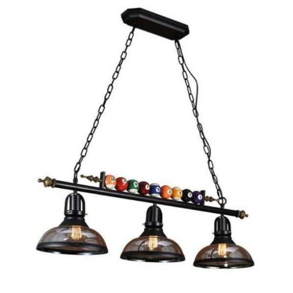 Suspension Industrielle Partie De Billard Déco Indus