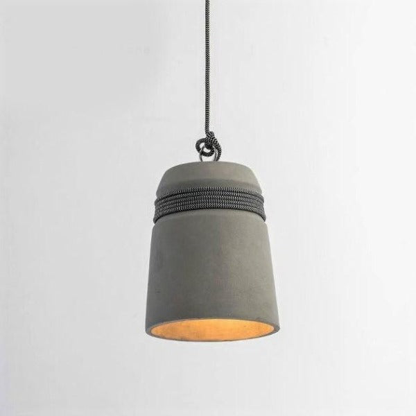 Suspension Industrielle Ciment Vintage