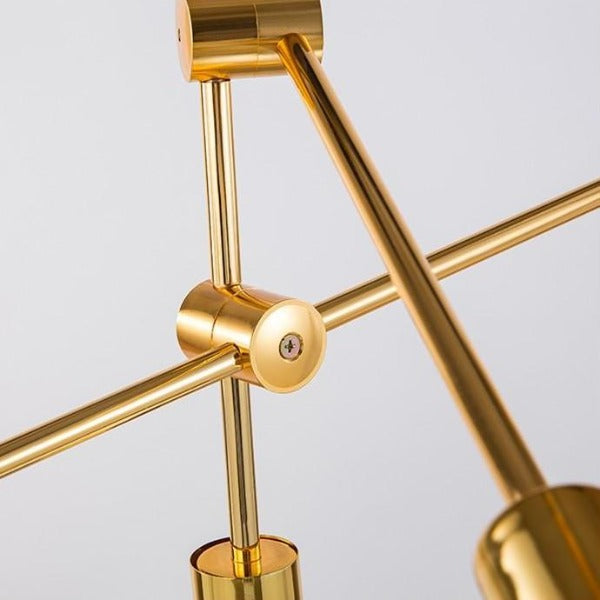 Suspension Industrielle Dorée Déco Indus