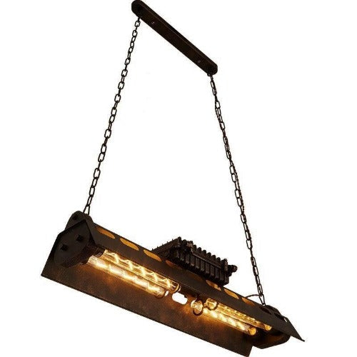 Suspension Industrielle Esprit Loft En M2TAL Déco Indus