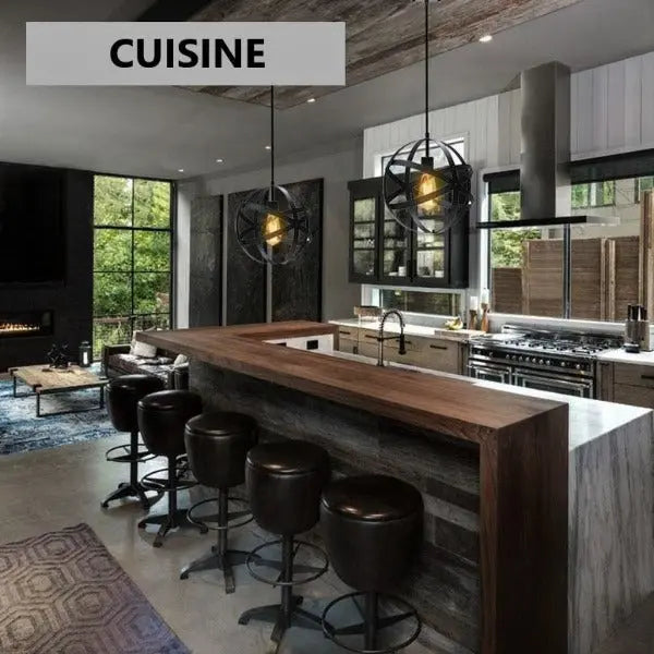 Suspension Industrielle Grande Hauteur Déco Indus