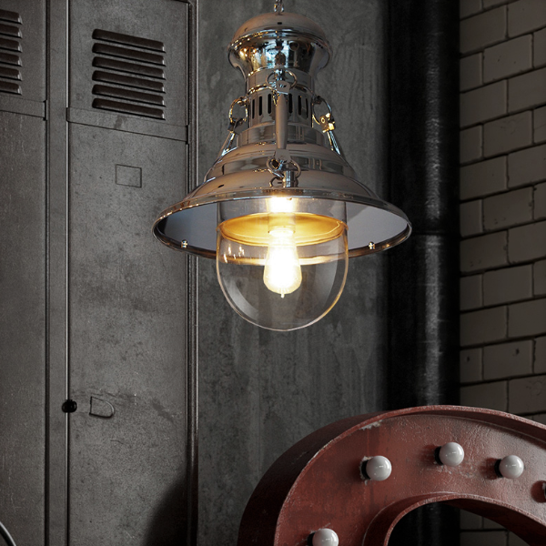 Suspension Industrielle En Métal Déco Indus