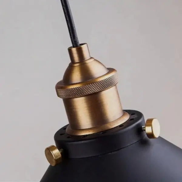Suspension Industrielle Noire De Cuisine Déco Indus