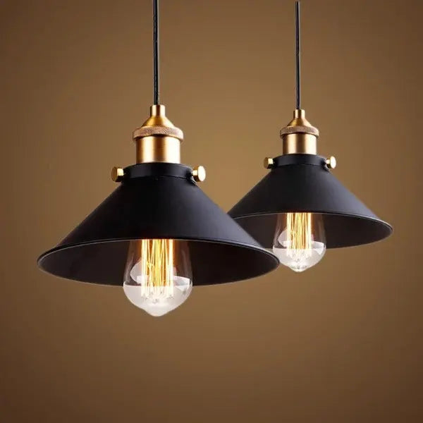 Suspension Industrielle Noire De Cuisine Déco Indus