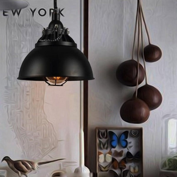 Suspension Industrielle Ronde Déco Indus