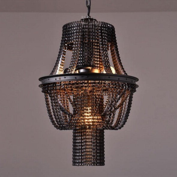 Suspension Industrielle Éclairage Enchainé Déco Indus