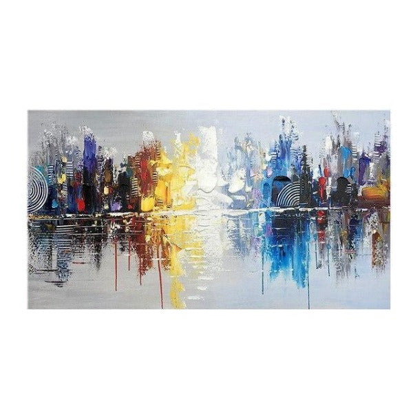 Tableau Industriel Fontaine Colorée Déco Indus