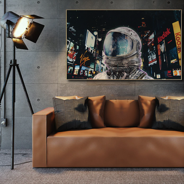 Tableau Industriel Astronaute Déco Indus