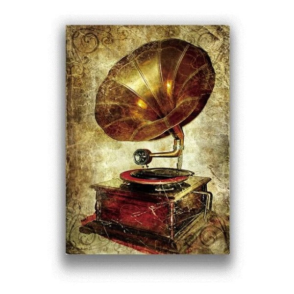 Tableau Industriel Gramophone Déco Indus