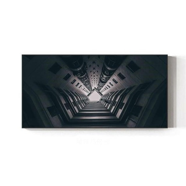 Tableau Industriel Couloir Vertical Déco Indus
