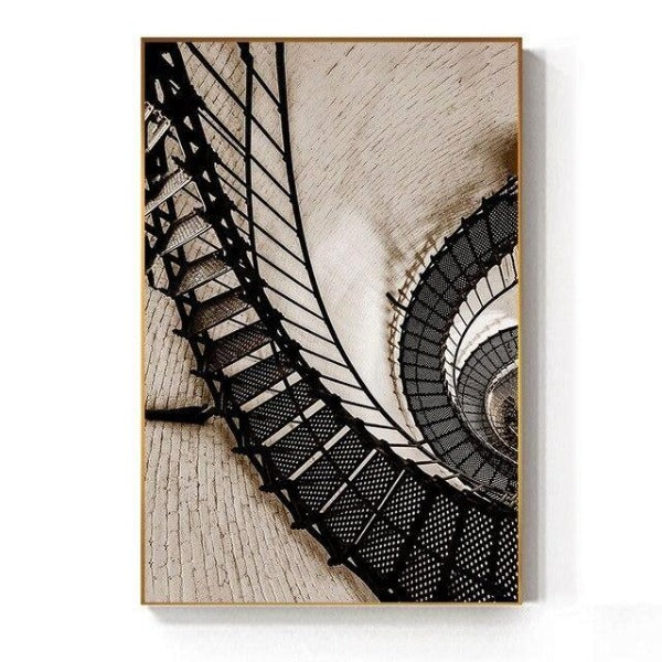 Tableau industriel triptyque vintage