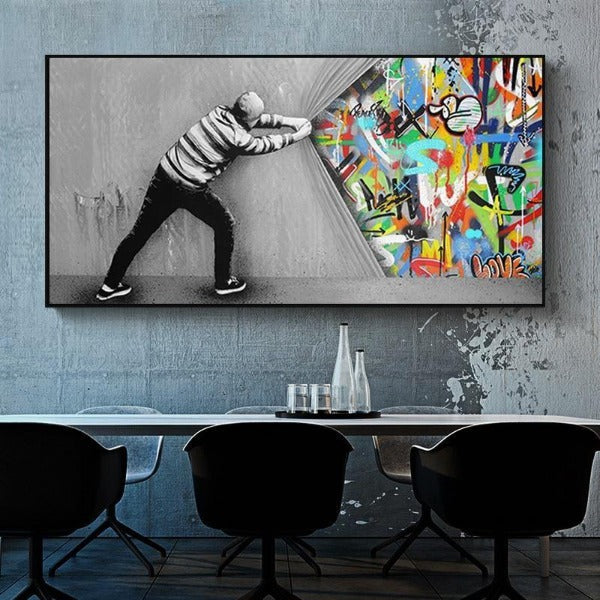 Tableau Industriel Spectacle De Couleurs Déco Indus