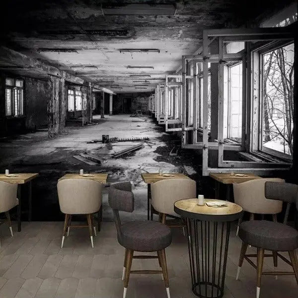 Tapisserie Industrielle Noire Déco Indus