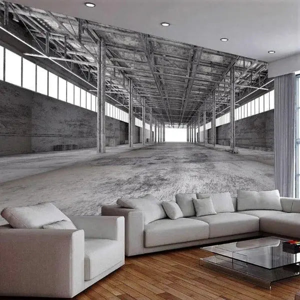 Tapisserie Industrielle Rustique Déco Indus