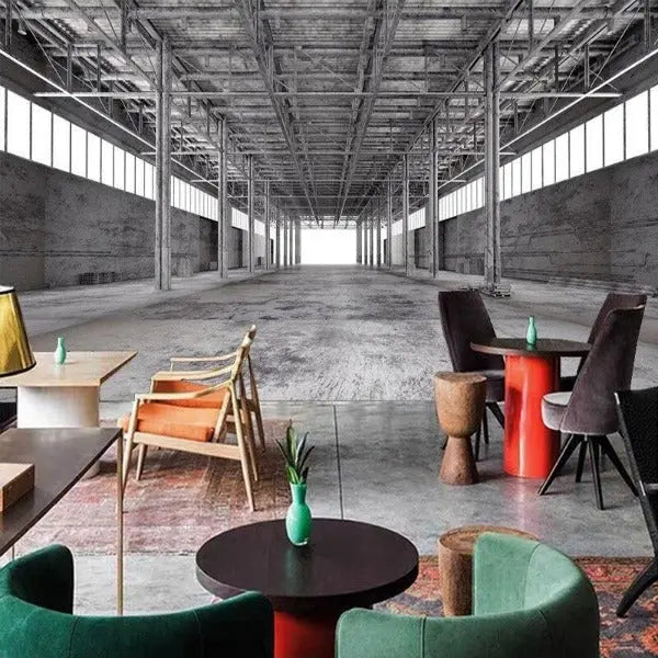 Tapisserie Industrielle Rustique Déco Indus