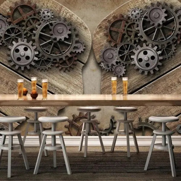 Tapisserie Motif Industriel Déco Indus