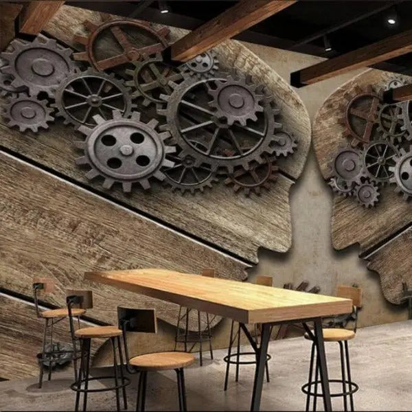 Tapisserie Motif Industriel Déco Indus