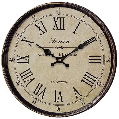 Vieille Horloge Industrielle Déco Indus