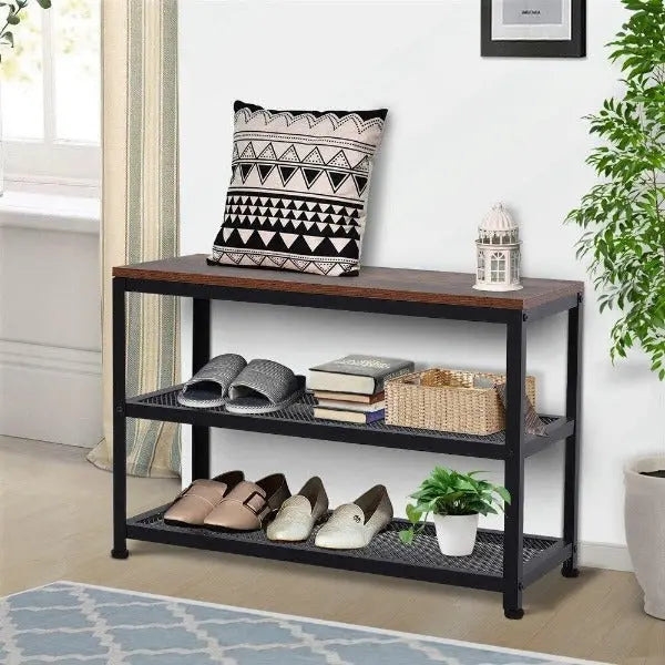 Étagère À Chaussures Industrielle Déco Indus