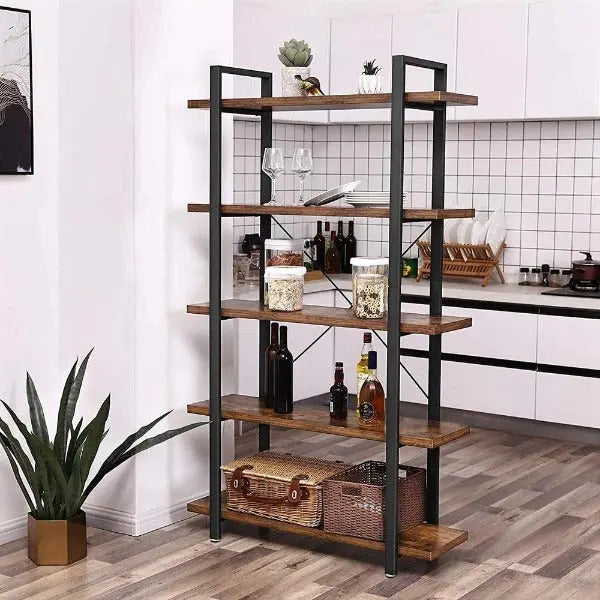 Étagère Industrielle Sur Pieds Déco Indus