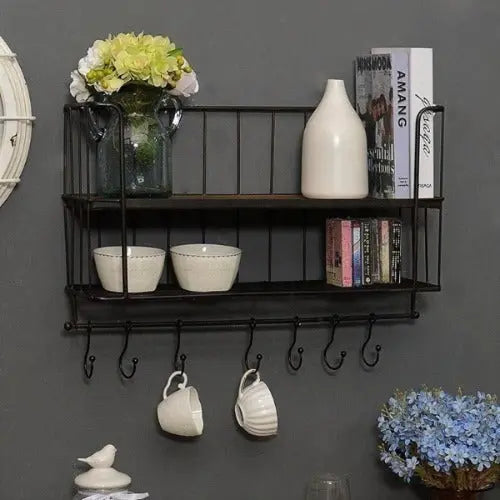 Étagère Murale De Cuisine Style Industriel Déco Indus