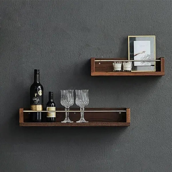 Étagère Murale Industrielle En Bois Déco Indus