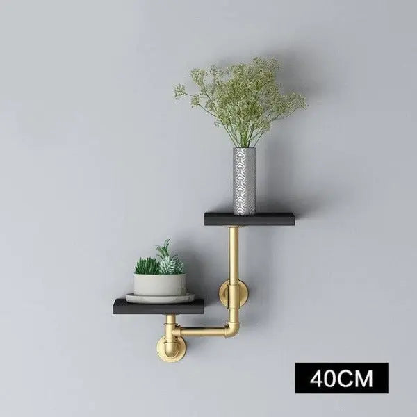 Étagère murale industrielle en métal 40cm
