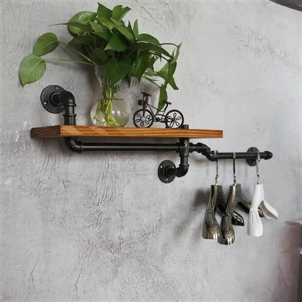 Étagère Murale Industrielle Fait Main Déco Indus