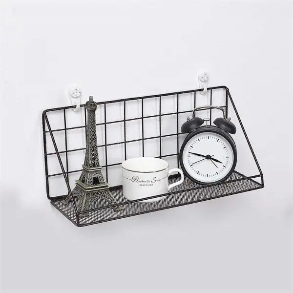 Étagère Murale Industrielle Grillage Déco Indus