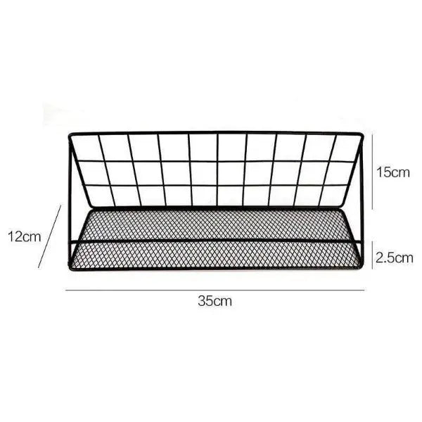 Étagère Murale Industrielle Grillage Déco Indus