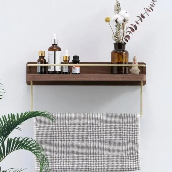 Étagère Murale Salle De Bain Déco Indus