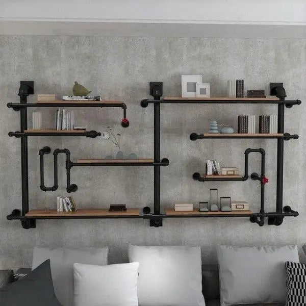 Étagère Murale Industrielle XXL Déco Indus