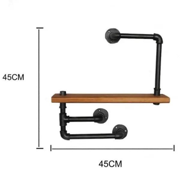 Étagère Murale Industrielle Type Industriel Déco Indus