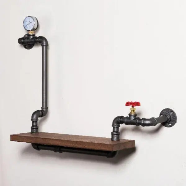 Étagère Murale Industrielle Tuyau Déco Indus