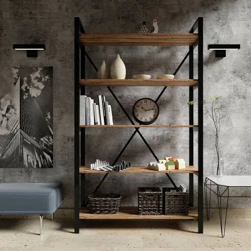 Étagère Industrielle De Rangement Déco Indus