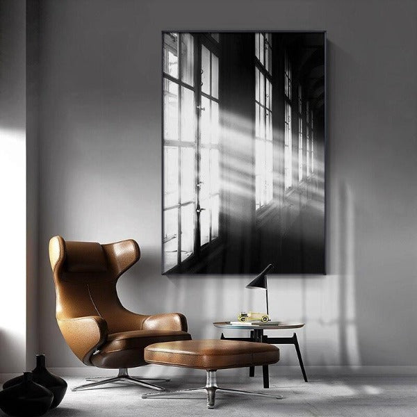 Tableau Industriel Fenêtre Sur Rue Déco Indus