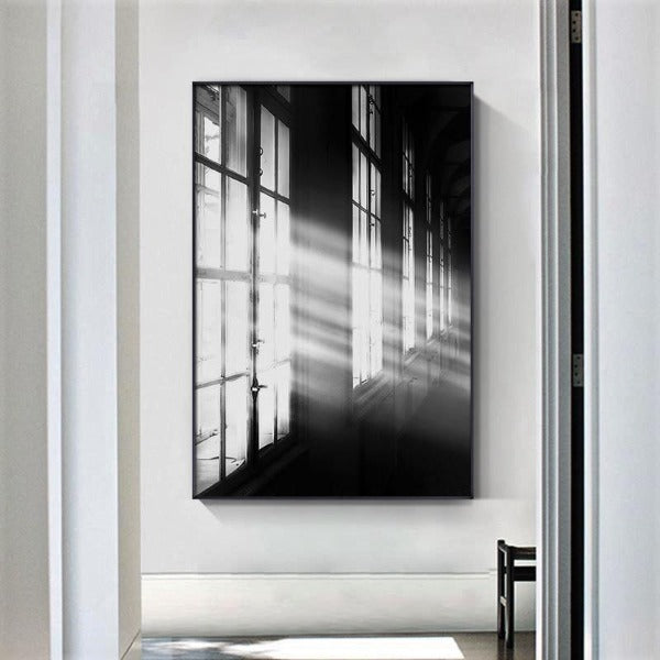 Tableau Industriel Fenêtre Sur Rue Déco Indus