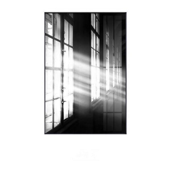 Tableau Industriel Fenêtre Sur Rue Déco Indus