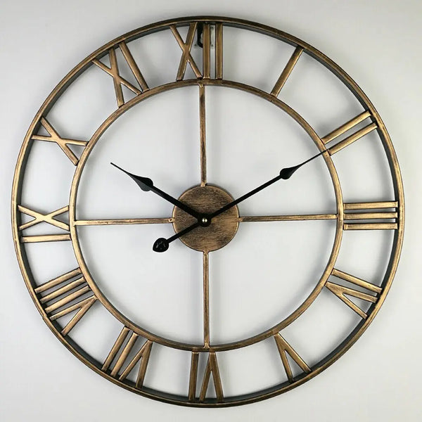Horloge Industrielle Romaine Déco Indus (vue 2)