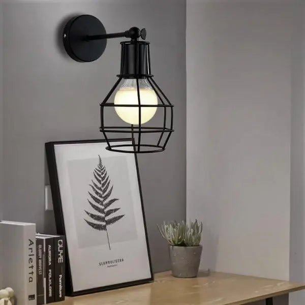 Applique Murale Industrielle En Fer