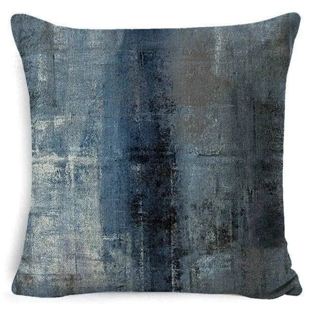 Coussin Bleu Industriel Déco Indus