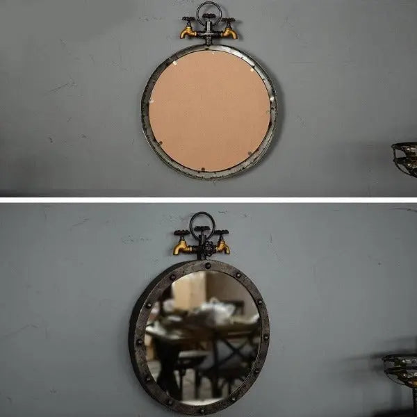 Miroir Industriel Avec Rivets